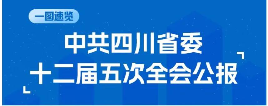 劃重點！一圖速覽中共四川省委十二屆五次全會公報